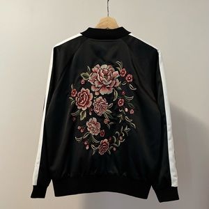 Forever 21 Contemporary Embroidered Jacket.